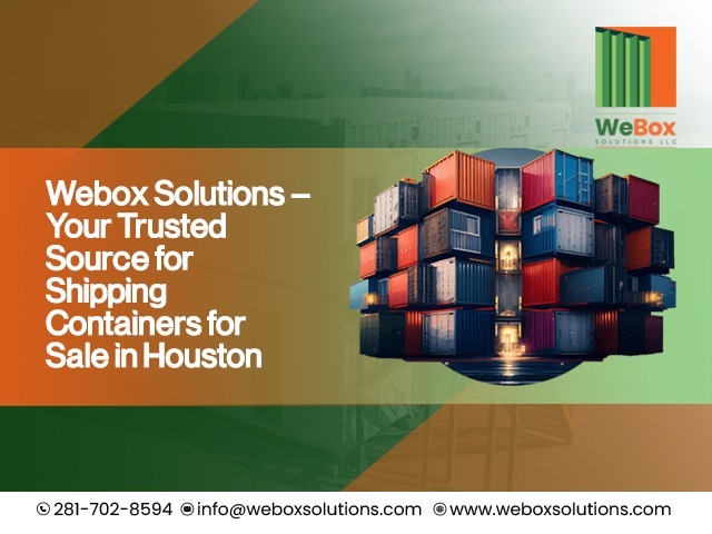 Webox – Shipping Container for Sale in Houston, Texas